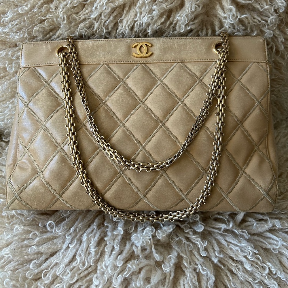 Chanel Caviar Quilted Grand Timeless Tote
